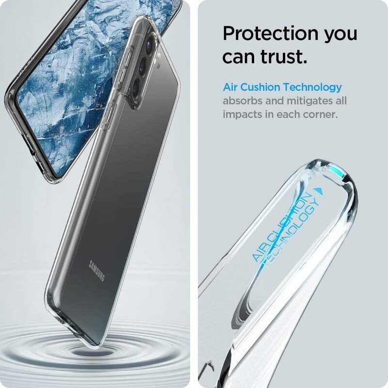 Husa Samsung Galaxy S21 5G Spigen Liquid Crystal, transparenta