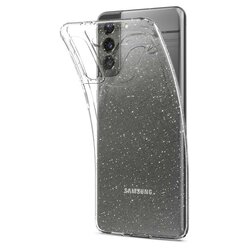 Husa Samsung Galaxy S21 5G Spigen Liquid Crystal - Glitter - Crystal Quartz