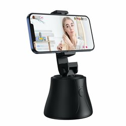 Gimbal Baseus, suport telefon birou 360°, YouTube, TikTok, negru, SUYT-B01