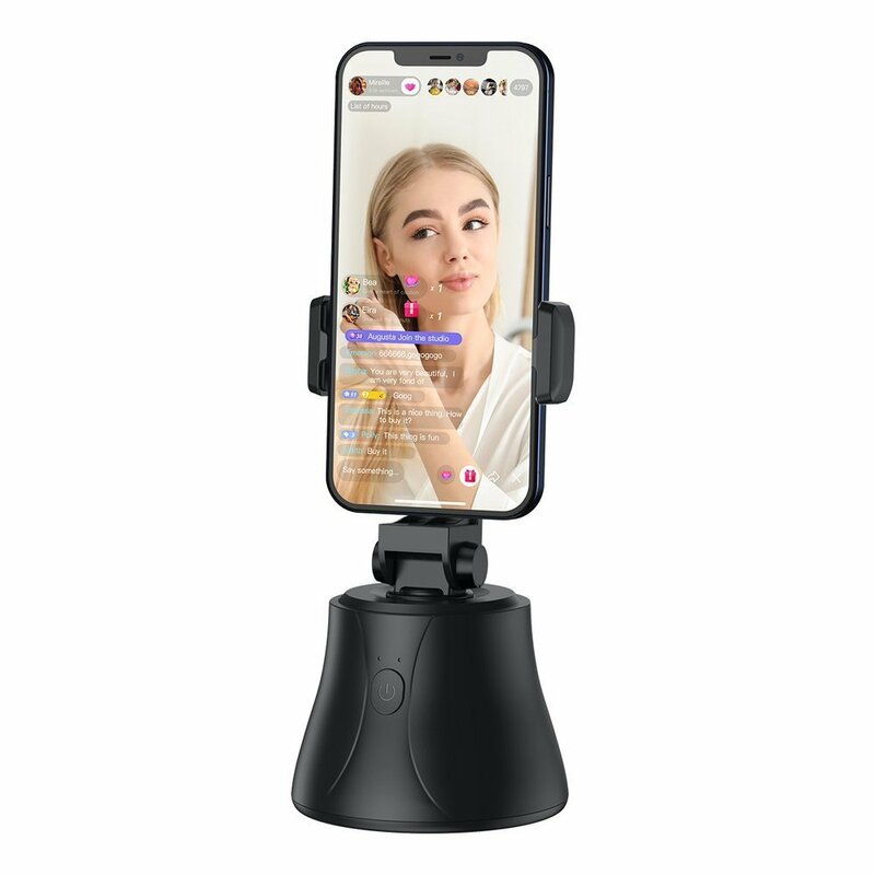 Gimbal Baseus, suport telefon birou 360°, YouTube, TikTok, negru, SUYT-B01