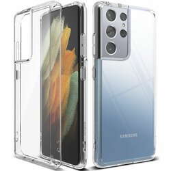 Husa Samsung Galaxy S21 Ultra 5G Ringke Fusion, transparenta