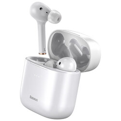 Casti in-ear wireless Baseus W06, TWS earbuds, Bluetooth, alb, NGW06-02