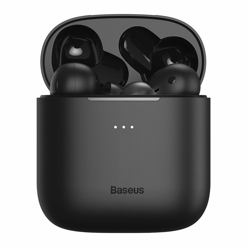 Casti in-ear wireless Baseus W06, TWS earbuds, Bluetooth, negru, NGW06-01