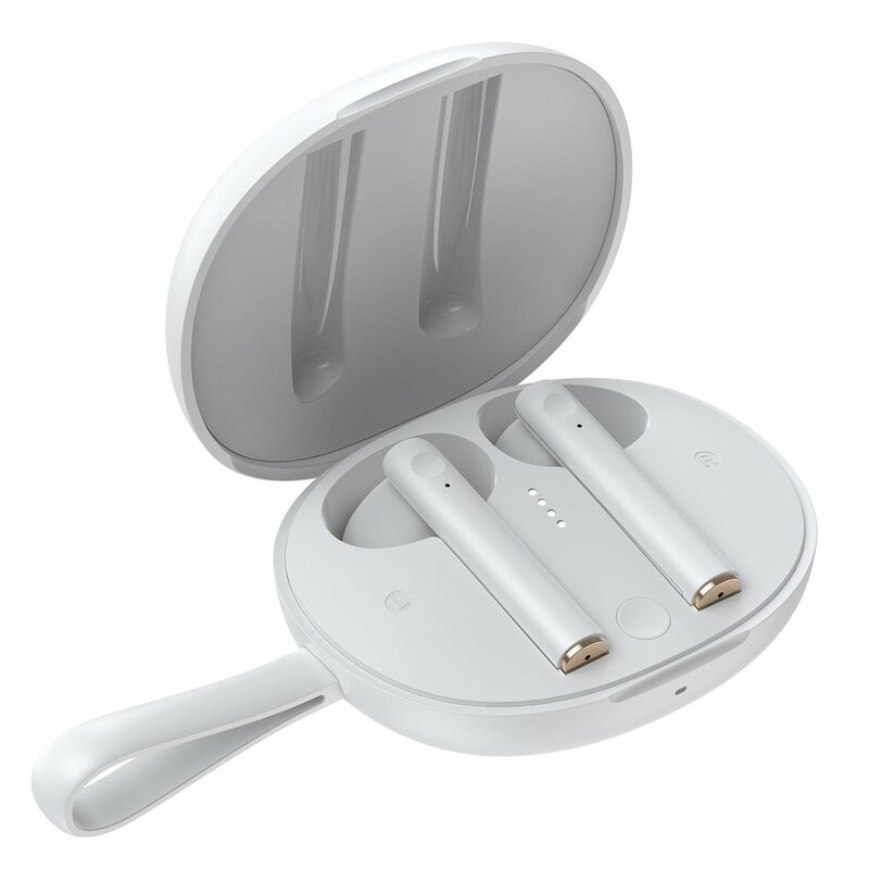 Casti in-ear wireless Baseus W05, TWS earbuds, Bluetooth, alb, NGW05-02