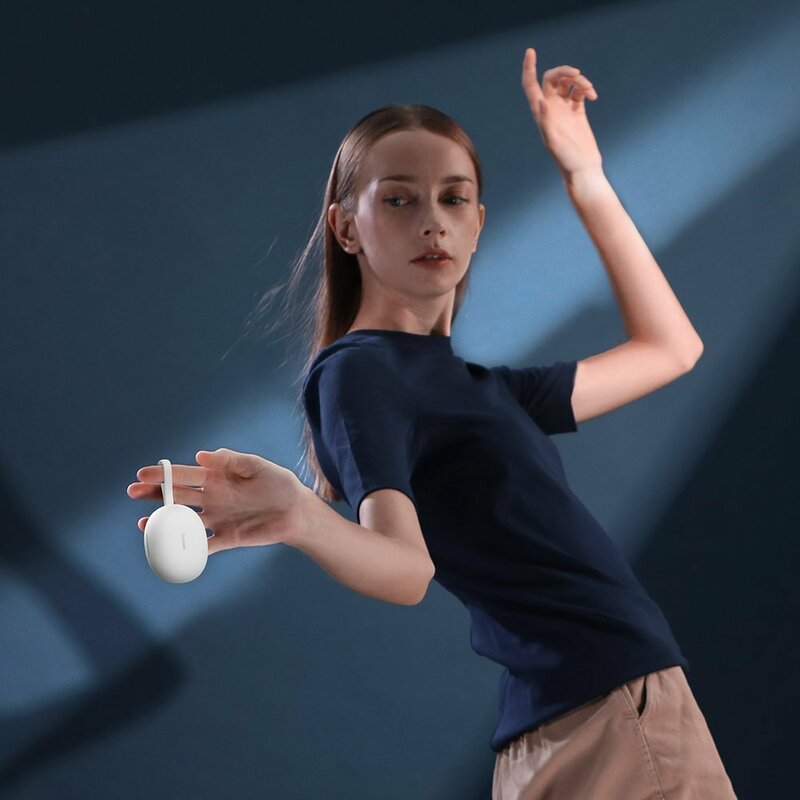 Casti in-ear wireless Baseus W05, TWS earbuds, Bluetooth, alb, NGW05-02