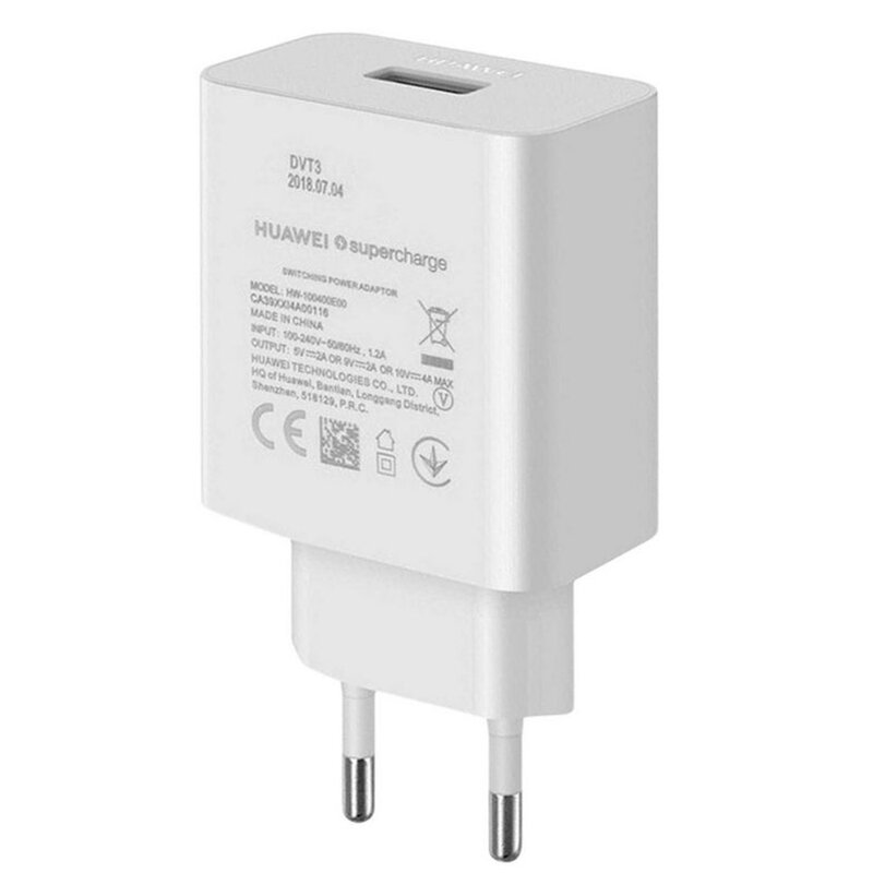 Incarcator priza original Huawei SuperCharge, 4A, 40W, alb, bulk, HW100400E00 CatMobile