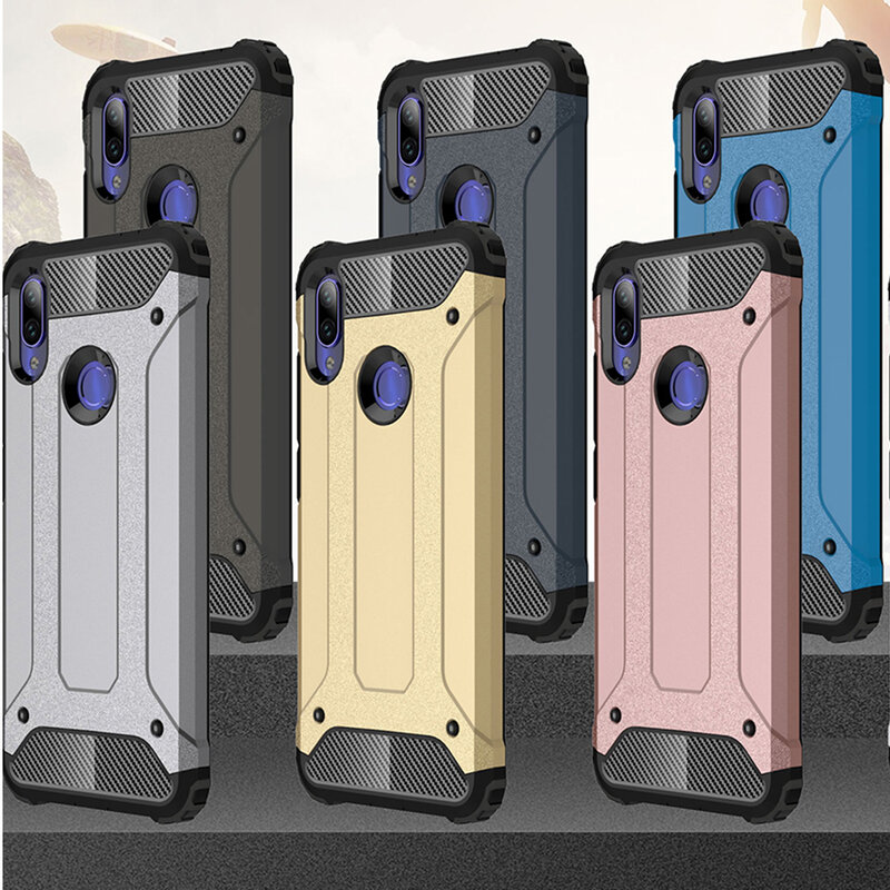 Husa Xiaomi Redmi Note 7 Mobster Hybrid Armor - Auriu