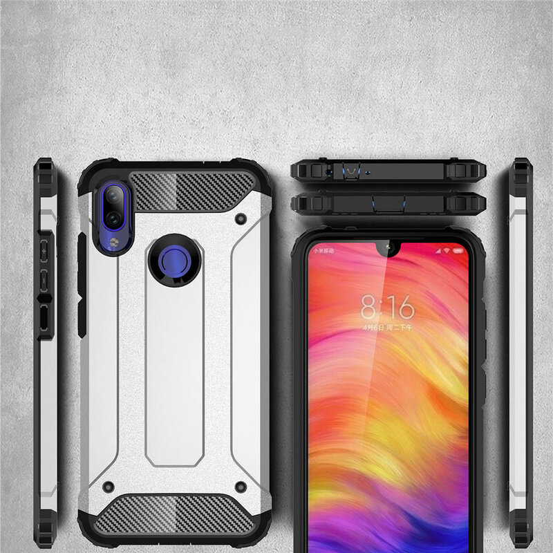 Husa Xiaomi Redmi Note 7 Mobster Hybrid Armor - Auriu