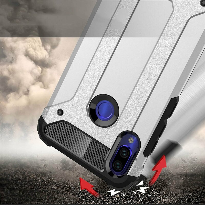 Husa Xiaomi Redmi Note 7 Mobster Hybrid Armor - Auriu