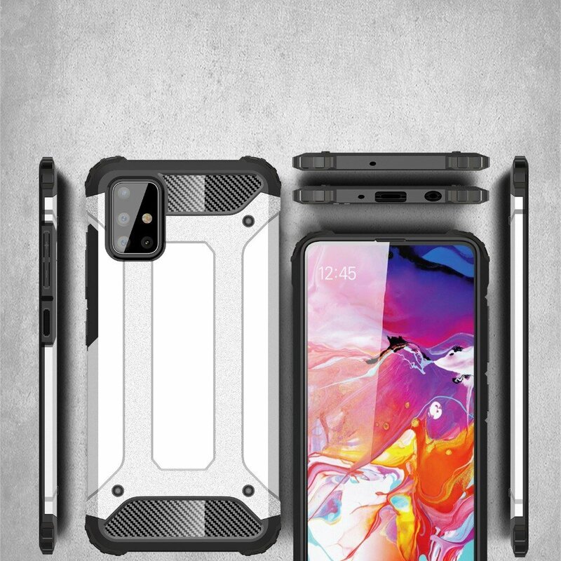 Husa Samsung Galaxy A52 5G Techsuit Hybrid Armor, negru