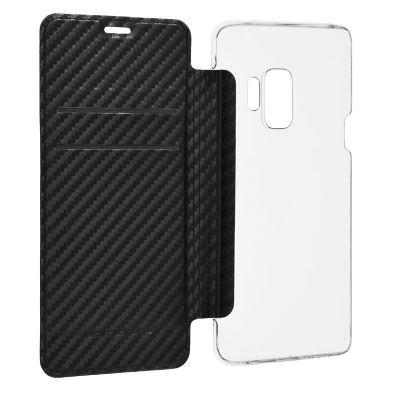 Husa Samsung Galaxy S9 Mercedes Organic II - Negru MEFLBKS9CFBK
