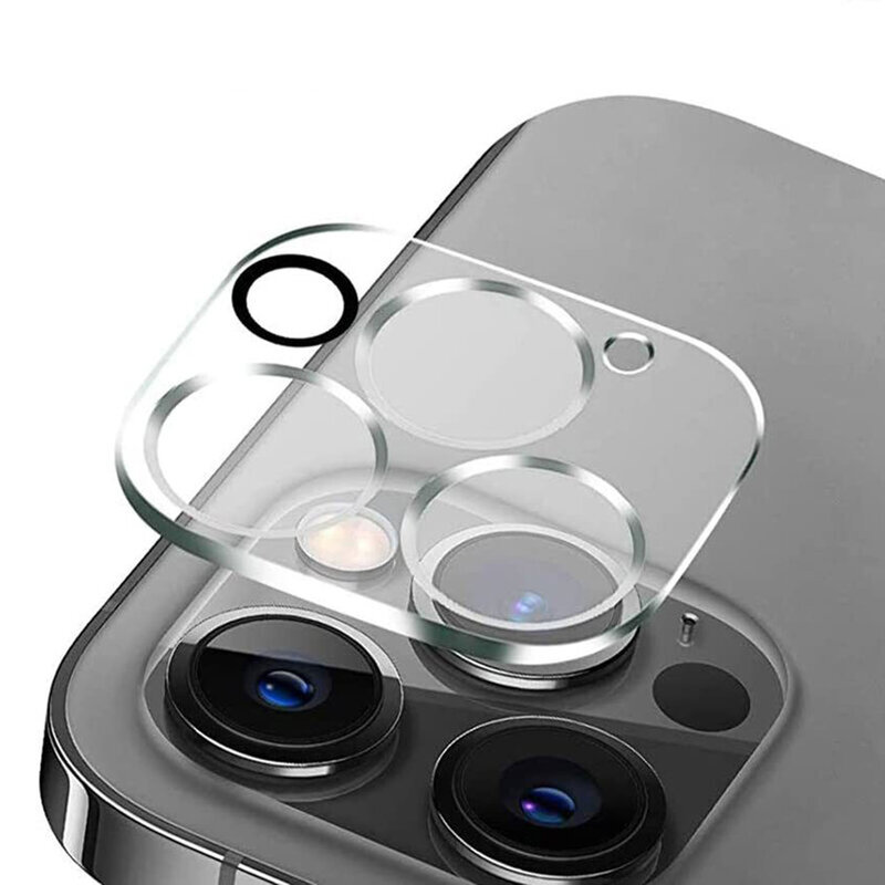 Folie Sticla iPhone 12 Pro Max Bluestar Camera Lens Glass Full Cover - Clear