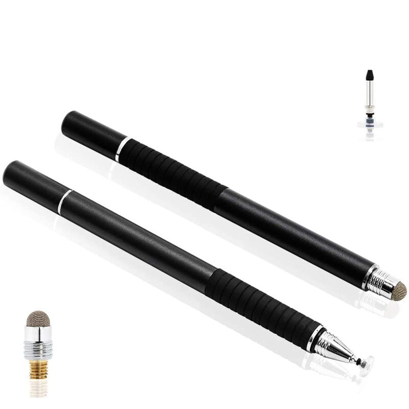 Stylus Pen Techsuit, 2in1Universal, Android, iOS, negru, JC02