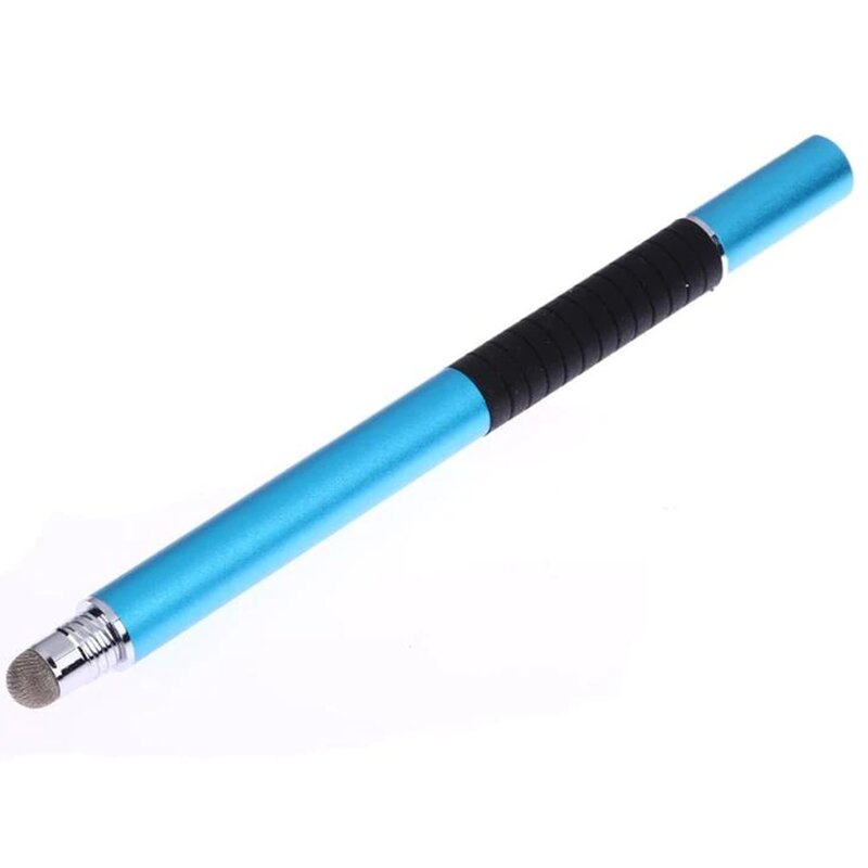 Stylus Pen Techsuit, 2in1 Universal, Android, iOS, Albastru Deschis, JC002