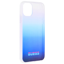 Husa iPhone 11 Guess Glow in The Dark Transparent - Albastru