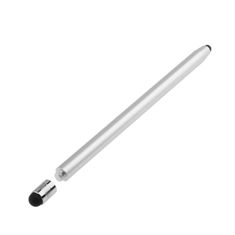 Stylus pen Techsuit, 2in1 universal, Android, iOS, aluminiu, argintiu, JC01