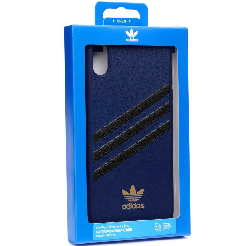 Bumper iPhone XS Max Adidas 3 Stripes - Blue