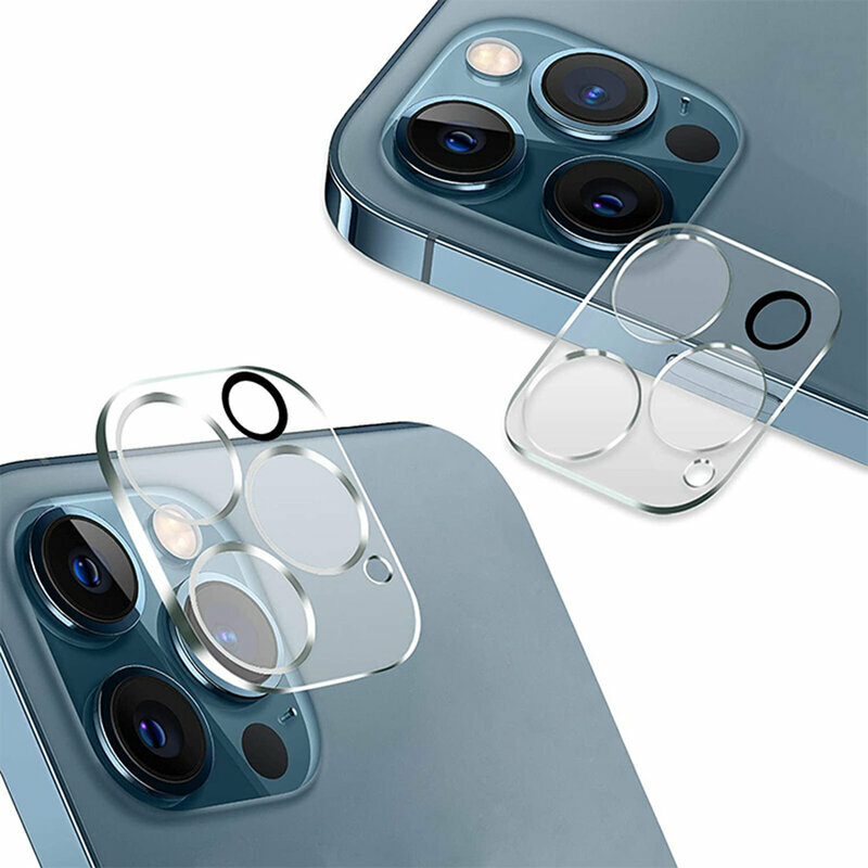Folie Sticla iPhone 12 Pro Bluestar Camera Lens Glass Full Cover - Clear