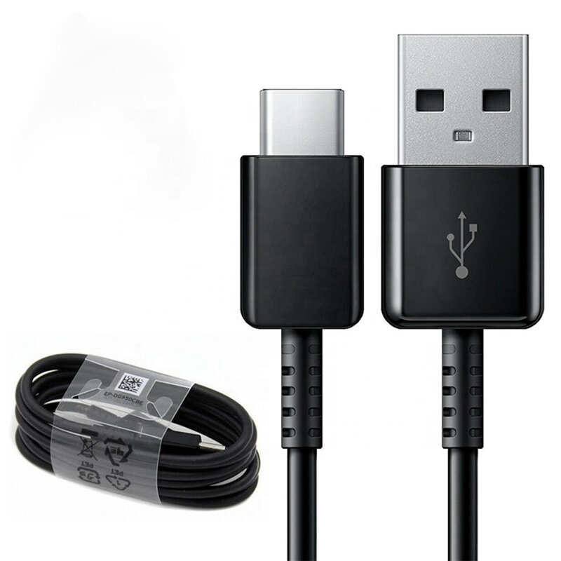 Cablu de date original Samsung, USB-A la Type-C, 1m, negru, bulk, EP-DG970BBE