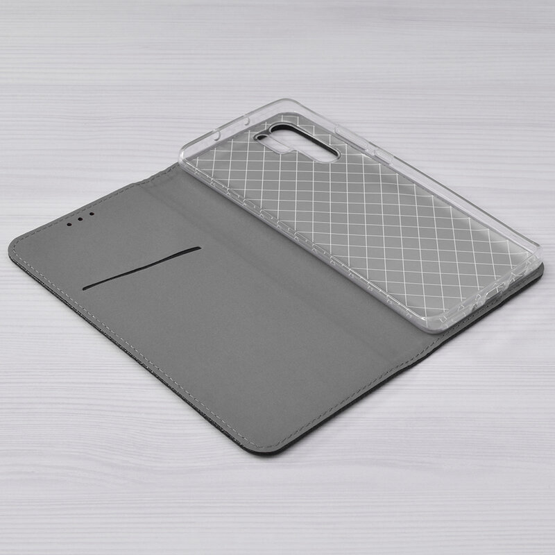 Husa Smart Book Huawei P30 Pro Flip Negru
