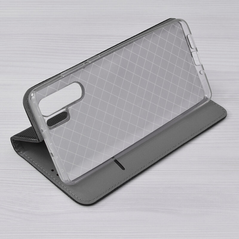 Husa Smart Book Huawei P30 Pro Flip Negru