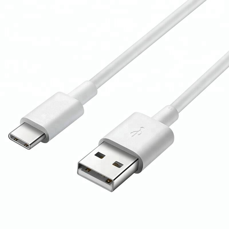 Cablu de date original Xiaomi USB la Type-C, 3A, 1m, alb, bulk