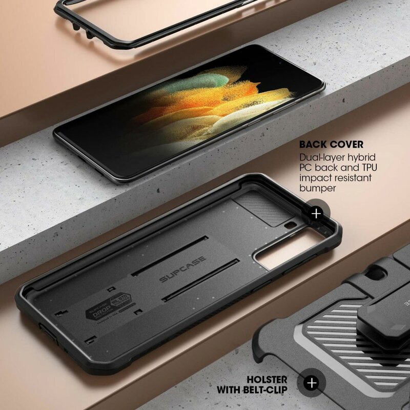 Husa Samsung Galaxy S21 Plus 5G Supcase Unicorn Beetle Pro, negru