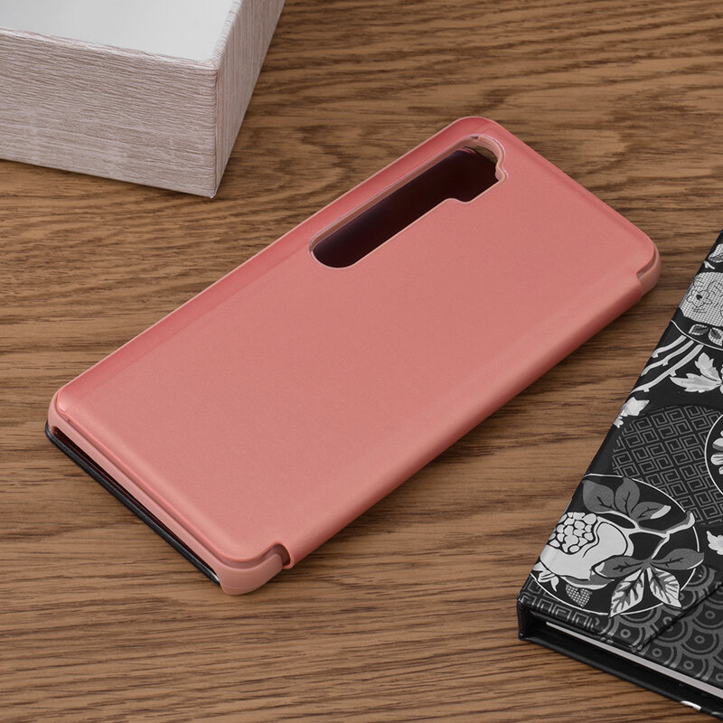 Husa Xiaomi Mi Note 10 Lite Flip Standing Cover - Pink