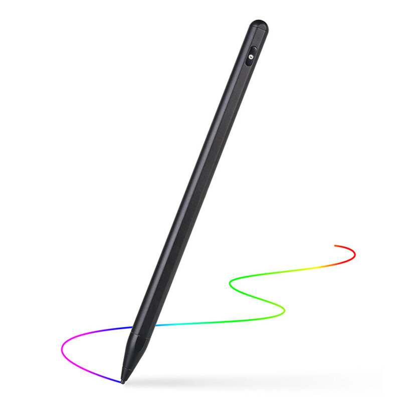 Stylus pen activ Techsuit, iOS, Android, Windows, cablu de incarcare, negru, P3