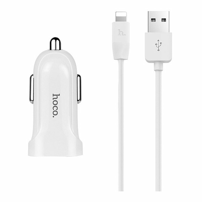 Incarcator Auto Hoco Z2 1.5A + Cablu Date Lightning