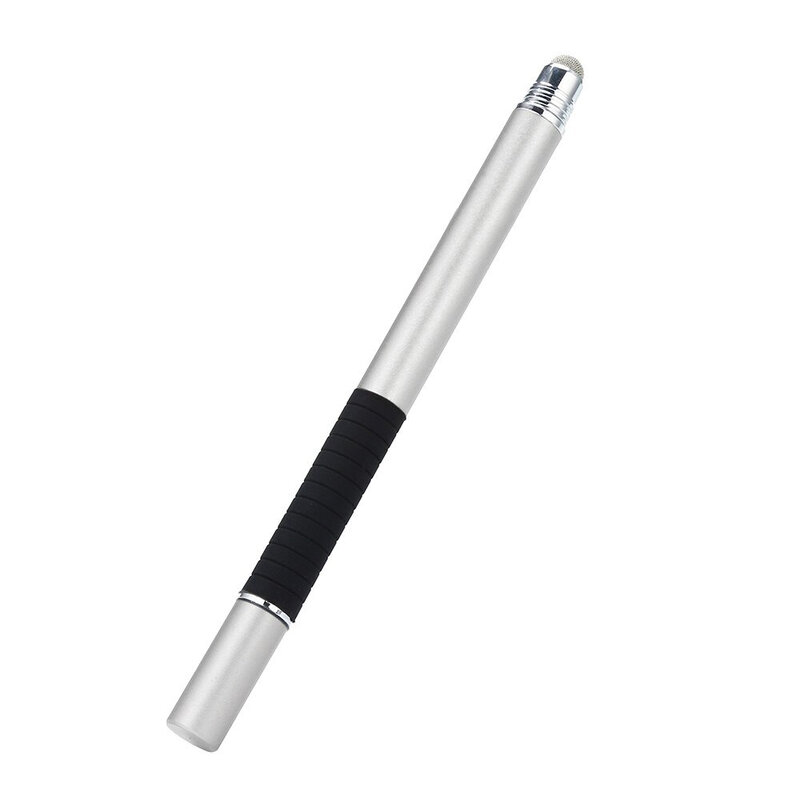 Stylus Pen Techsuit, 2in1 Universal, Android, iOS, Argintiu, JC02