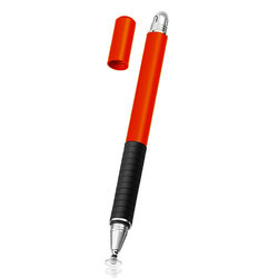 Stylus Pen Techsuit, 2in1 Universal, Android, iOS, rosu, JC002