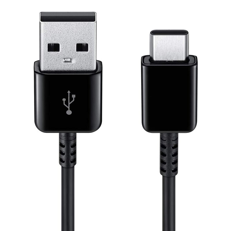 Cablu de date original Samsung USB la Type-C, 1.5m, negru, bulk, EP-DW700CBE