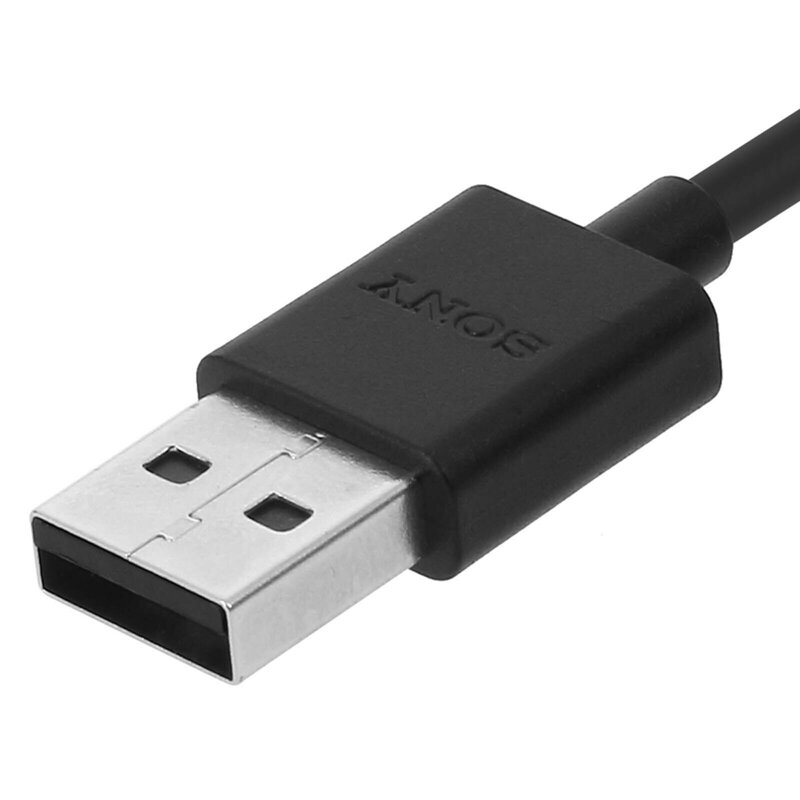 Cablu de date original Sony USB la Type-C, 3A, 1m, negru, bulk, UCB20