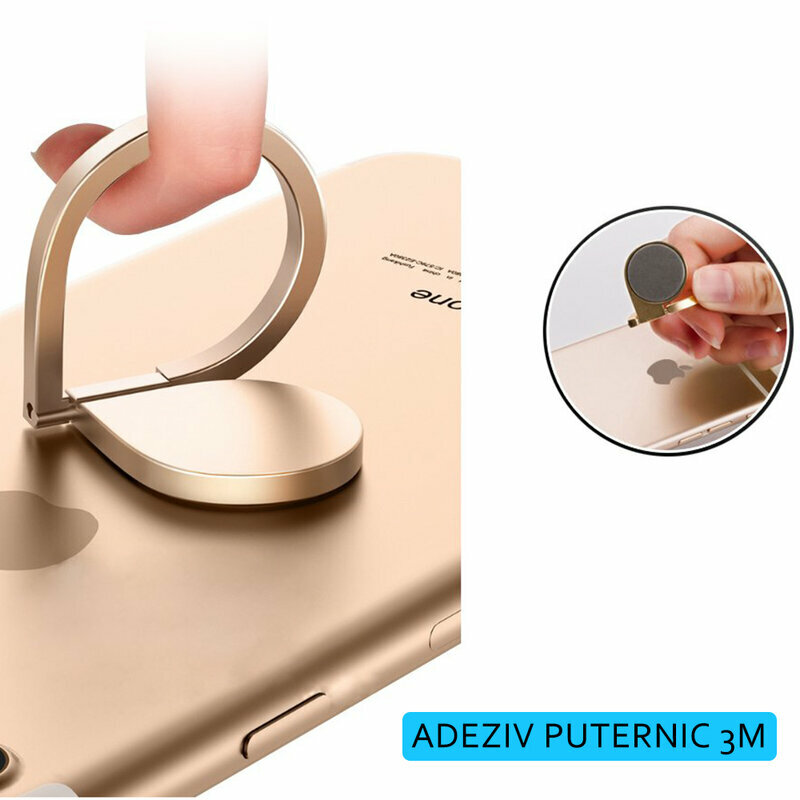 Suport Telefon/Tableta Water-Drop Ring Techsuit, auriu