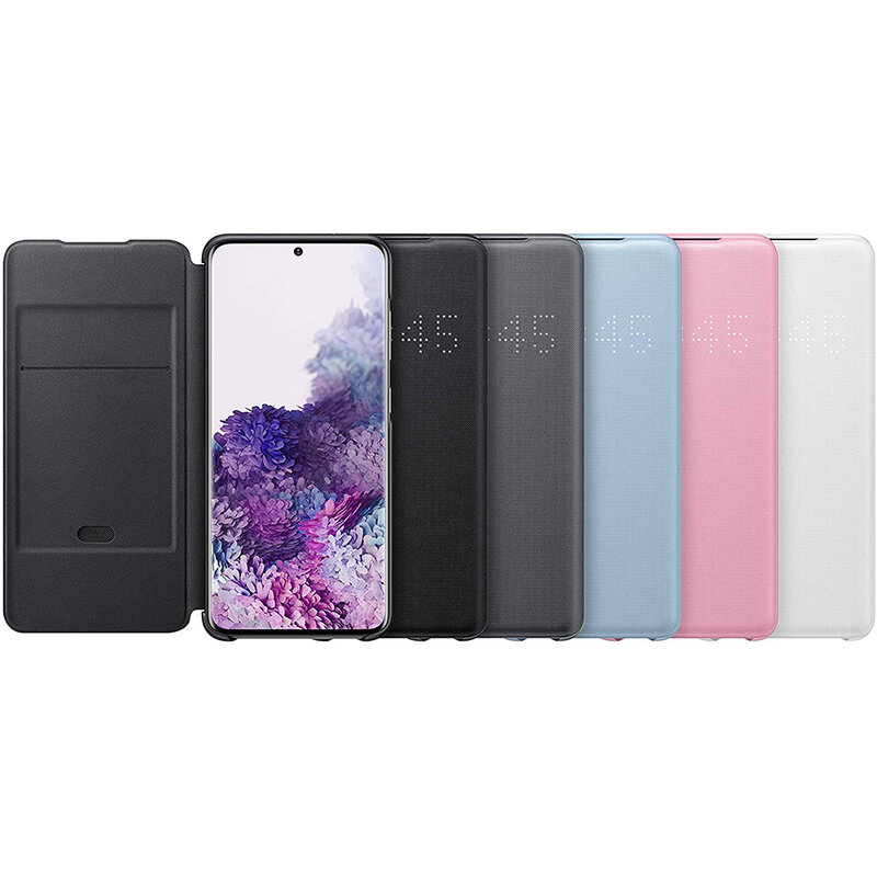 Husa Originala Samsung Galaxy S20 5G Smart Led View Cover - Negru