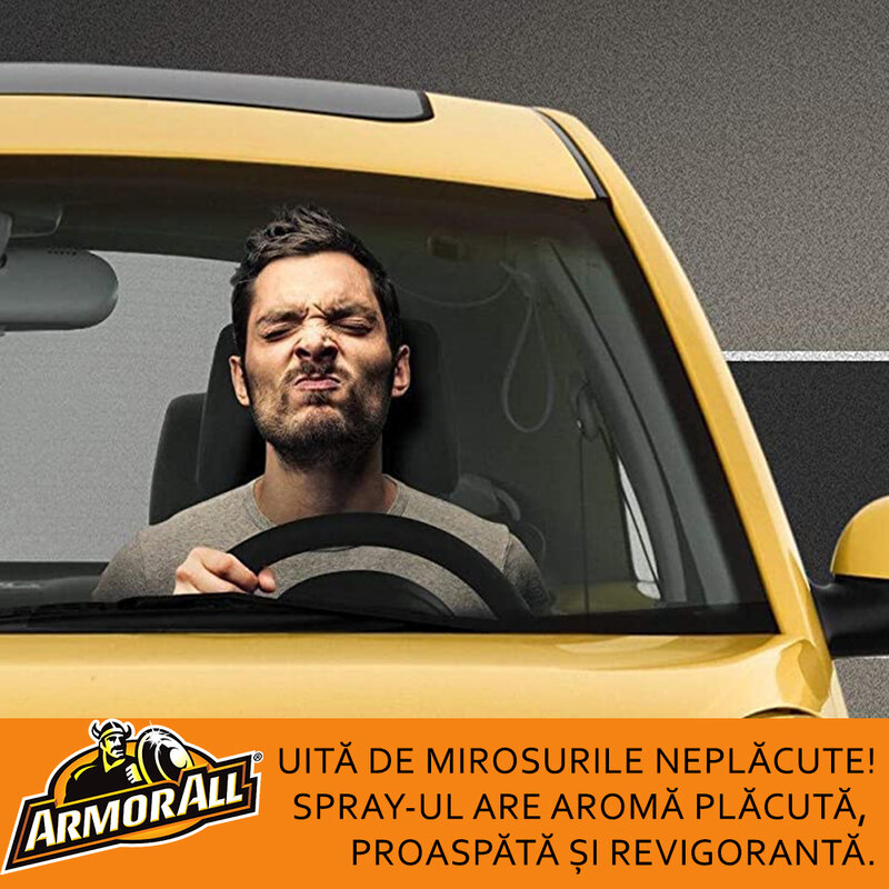 Spray aer conditionat auto Armor All pentru curatare si igienizare, 150ml