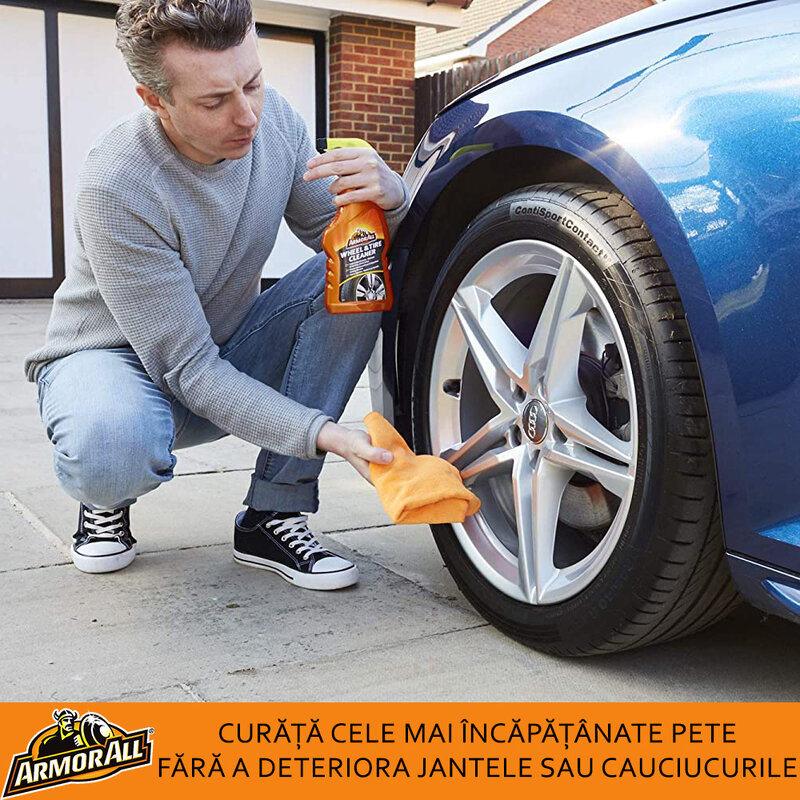 Spray cauciucuri, jante, capace roti Armor All pentru spalare auto, 500ml