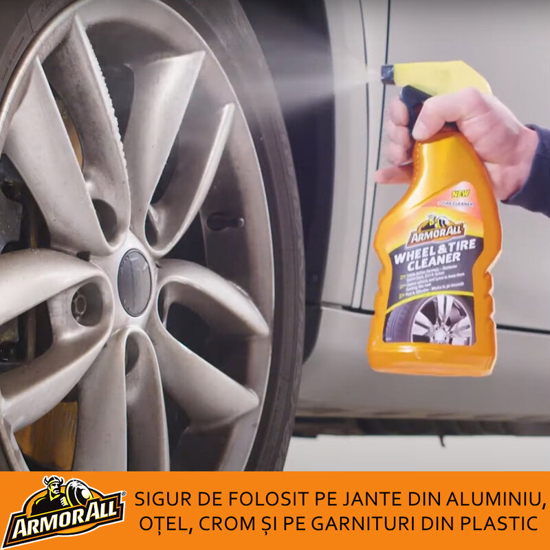 Spray cauciucuri, jante, capace roti Armor All pentru spalare auto, 500ml