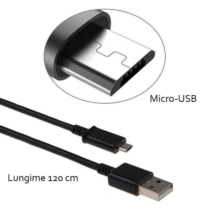 Cablu de date original Samsung USB la Micro-USB, 2A, 1.2m, negru, bulk, EP-DG925UBE