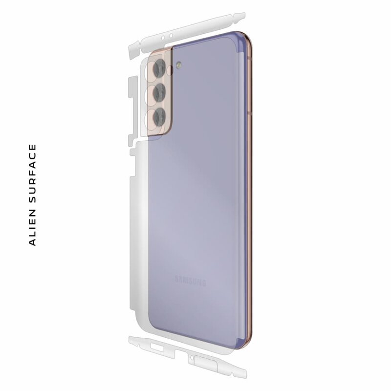 Folie 360° Samsung Galaxy S21 5G Alien Surface ecran, spate, laterale, camera - Clear