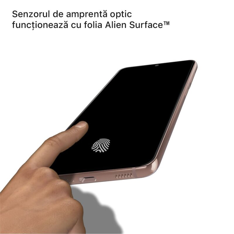 Folie 360° Samsung Galaxy S21 5G Alien Surface ecran, spate, laterale, camera - Clear