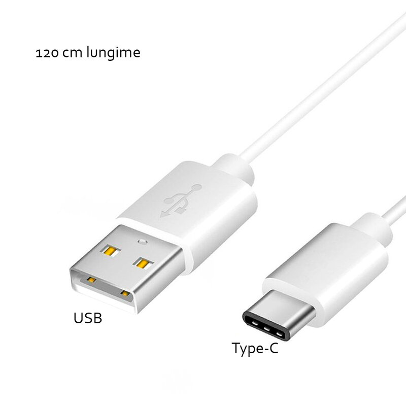 Incarcator priza original Samsung EP-TA20EWE, 2A, cablu USB la Type-C, alb, bulk