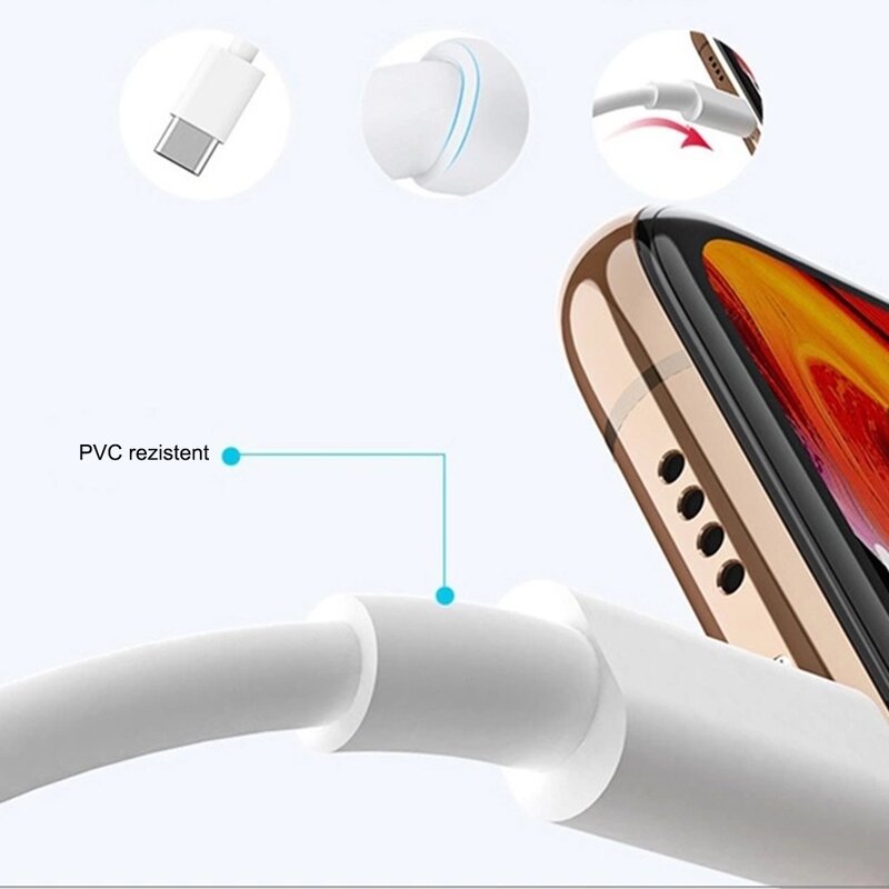 Incarcator priza original Huawei HW-00500200E1, 2A, cablu USB la Type-C, alb, bulk