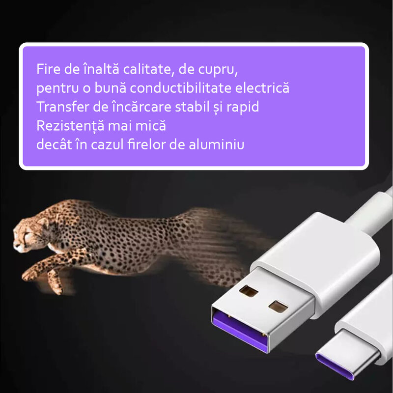 Incarcator priza original Huawei HW-00500200E1, 2A, cablu USB la Type-C, alb, bulk