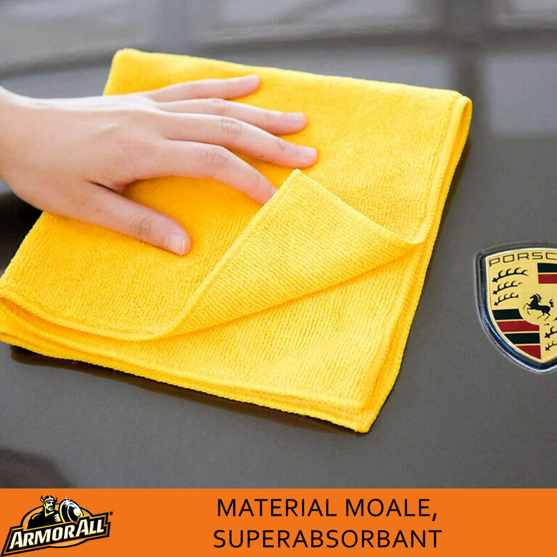 Prosop Auto Armor All Laveta Absorbanta Din Microfibra Pentru Uscare/Detailing 58x78cm - Galben