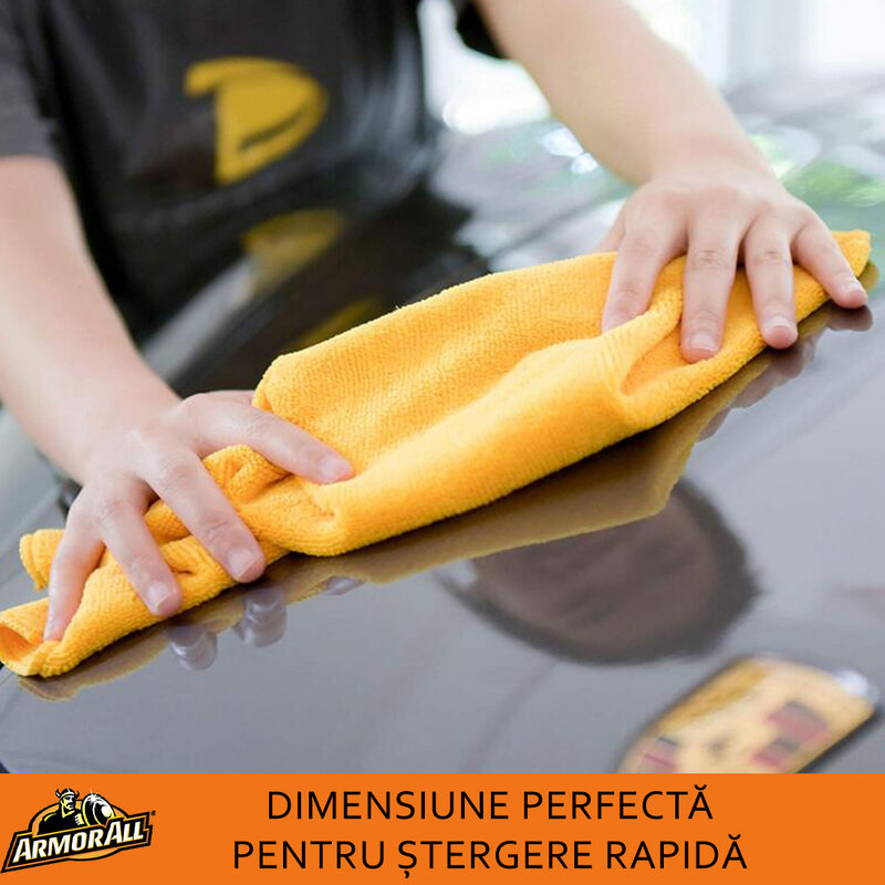 Prosop Auto Armor All Laveta Absorbanta Din Microfibra Pentru Uscare/Detailing 58x78cm - Galben