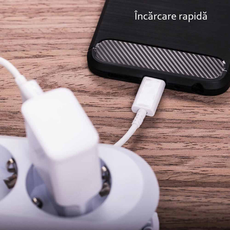 Incarcator Priza Original Samsung EP-TA20EWE + Cablu De Date Micro-USB 2.0A USB Bulk- Alb