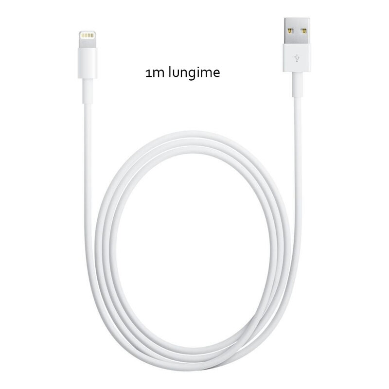 Cablu De Date Original Apple A1856 USB To Lightning 1m - MQUE2ZM/A - White