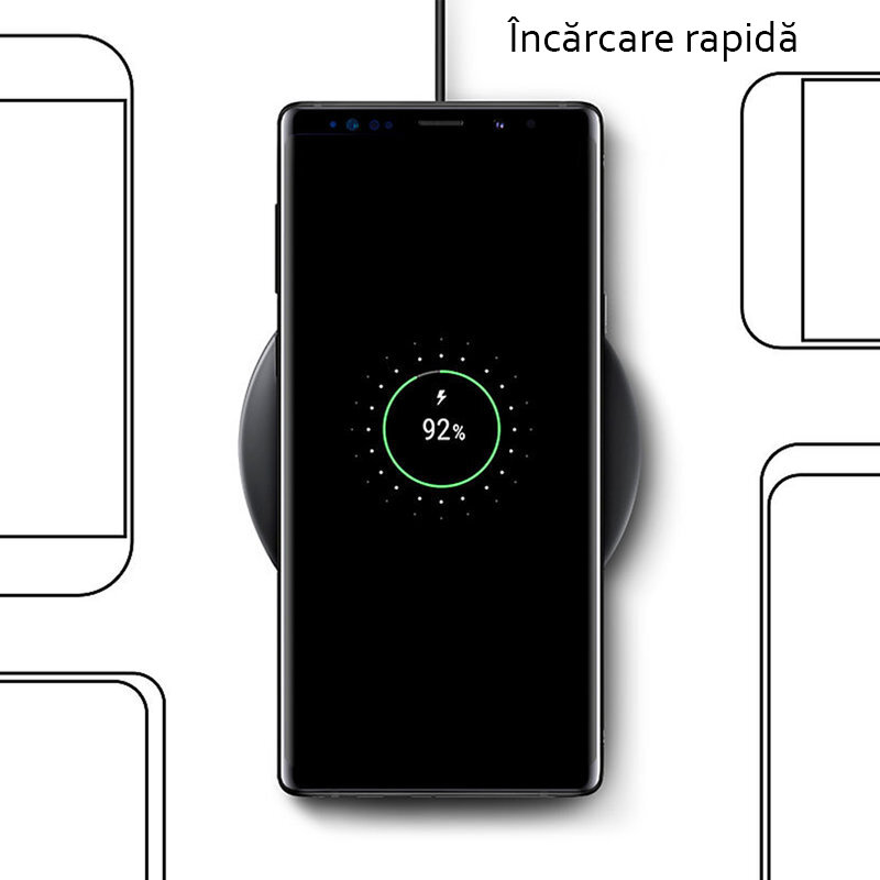 Incarcator Wireless Samsung Slim Pad EP-P1100BBEGWW - Negru